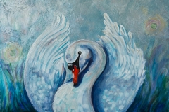 "Swan" 18x24